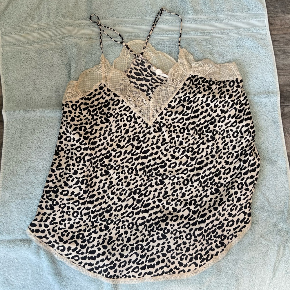 Leopard Tank Top Blouse